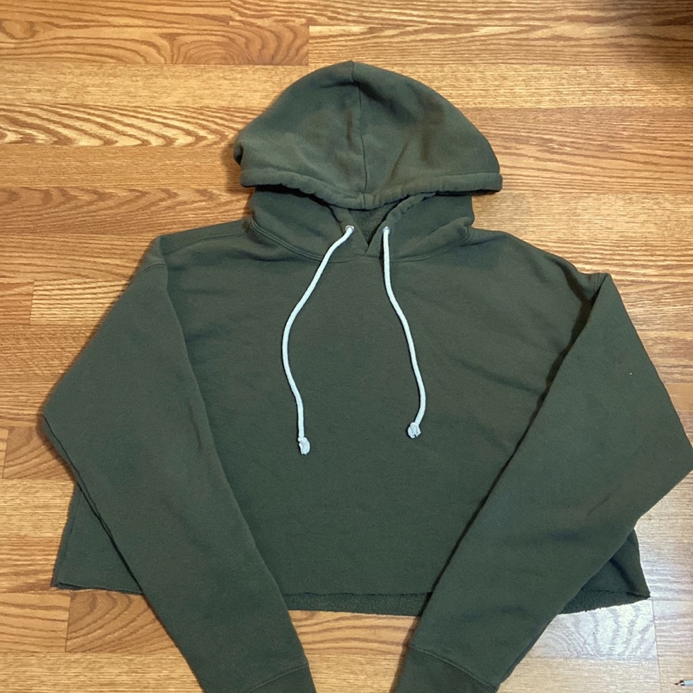 Wild Fable Green Cropped Hoodie size XXL